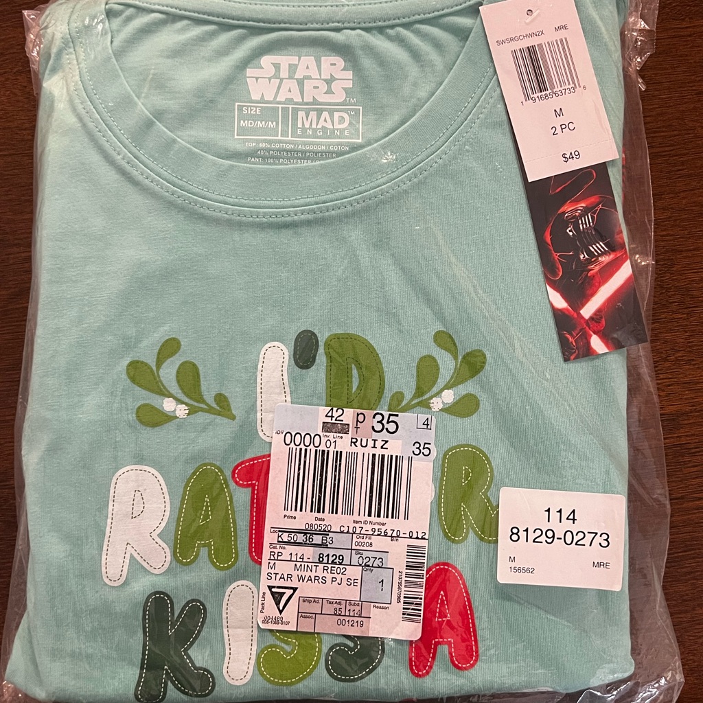 Brand New Star Wars Pajamas